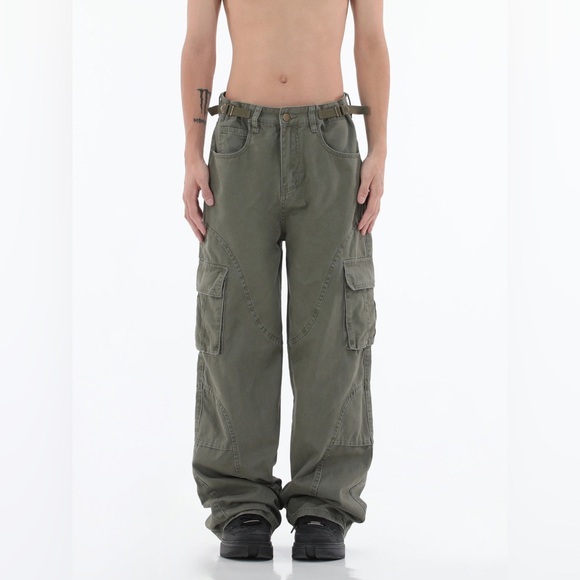 Other - REALTAKI NEW NWT Olive Green Cargo Mens Pants